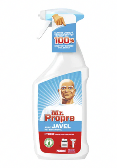 Mr. Propre Professionnel  : Le Nettoyant Multi-surfaces Désinfectant Spray 750 ml, disponible chez COVR dans la gamme de Nettoyants Cuisine
