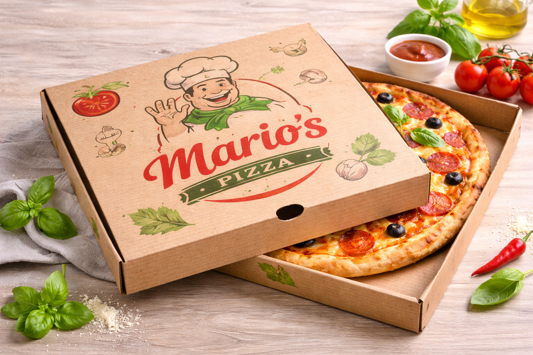 Boîtes pizza personnalisées : prix compétitif en grande série