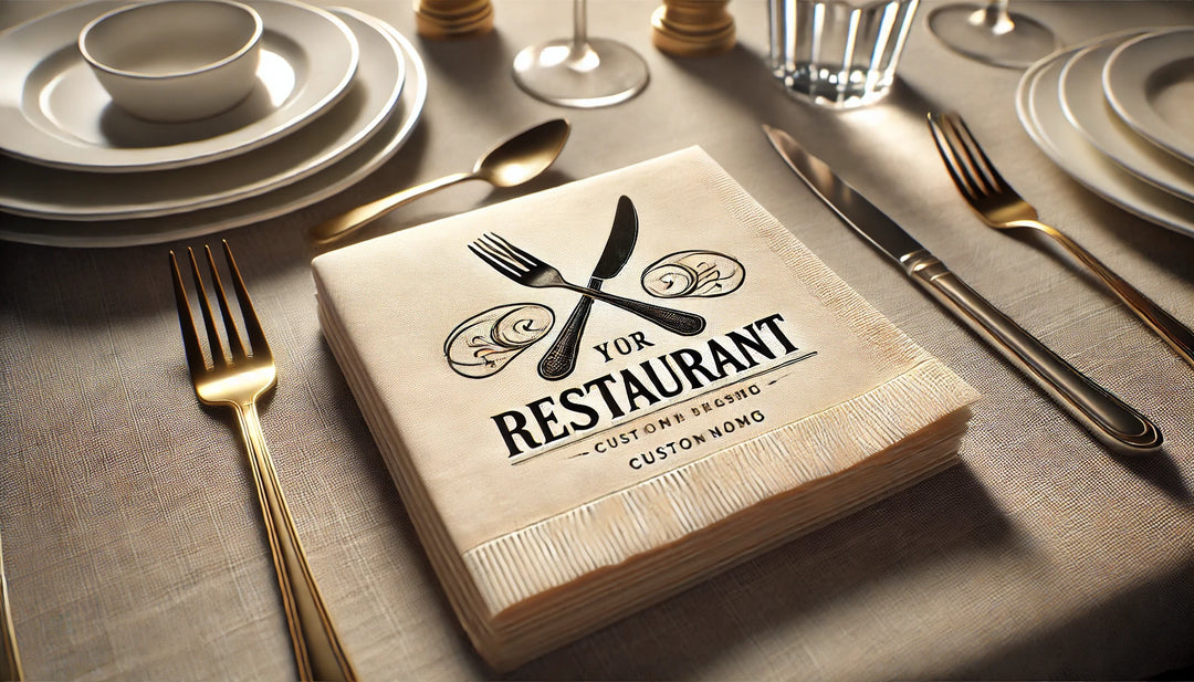 Commander des serviettes personnalisées pour son restaurant