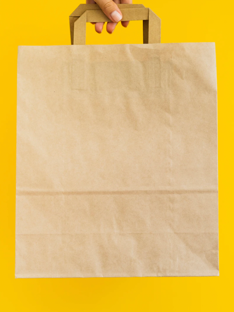 Sacs Kraft Poignées Plates