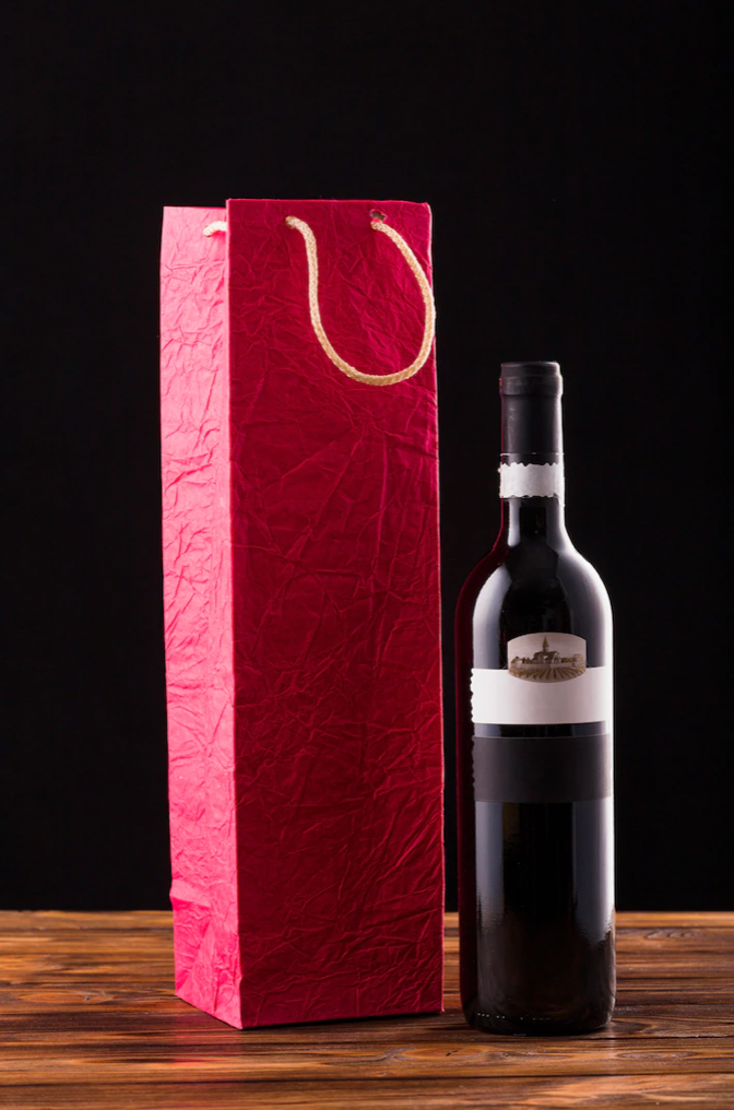 Sac kraft bouteille