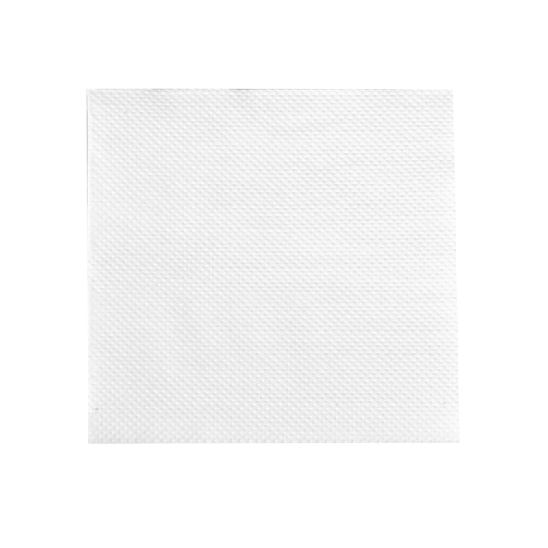 Serviette micropoint 20x20 2plis blanche