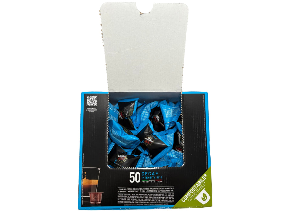 Capsules Café Décaféiné (50 unités) - CAFFE VERGNANO 1882