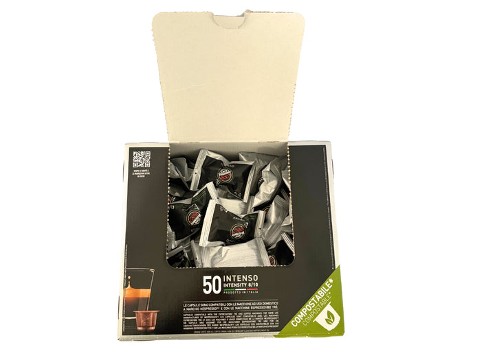 Capsules Café Intenso (50 unités) - CAFFE VERGNANO 1882