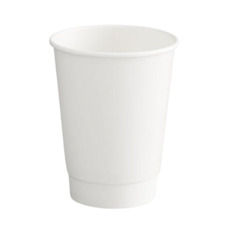 Gobelet Carton Blanc Sans Film Plastique Double Paroi 36-40 cl / 14 oz