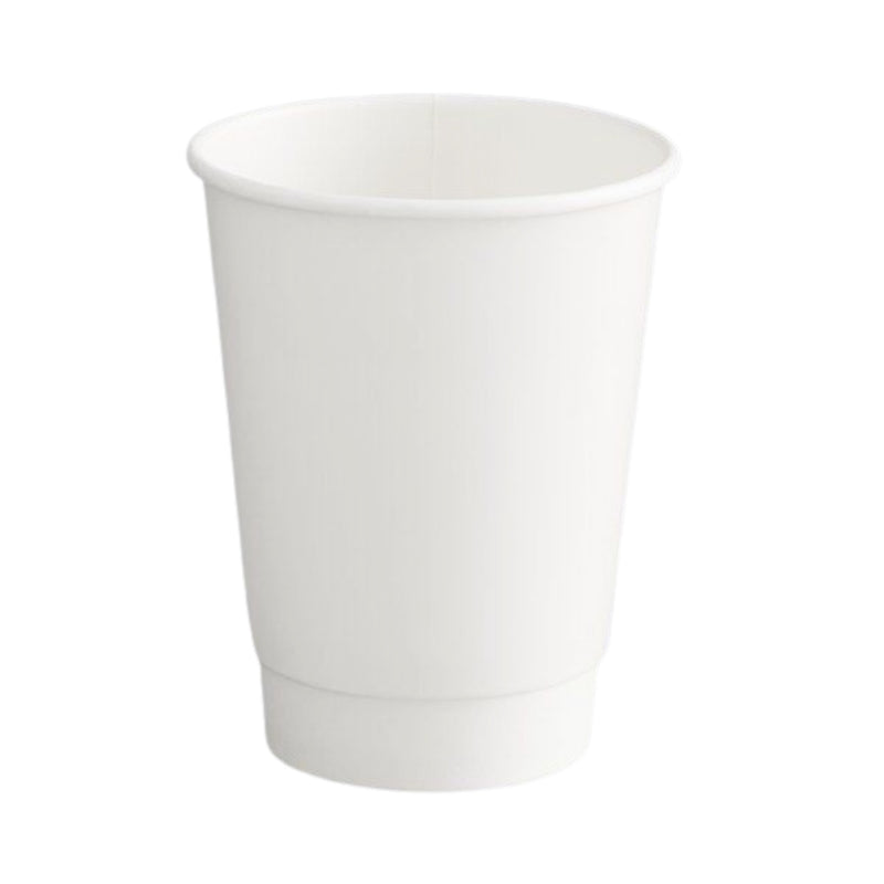 Gobelet Carton Blanc Sans Film Plastique Double Paroi 40 cl / 14 oz