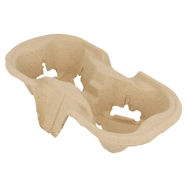 Port-gobelets en carton 2 gobelets 21 x 10,5 cm