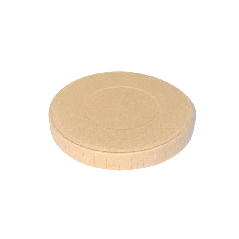 Couvercle en carton kraft 62 mm