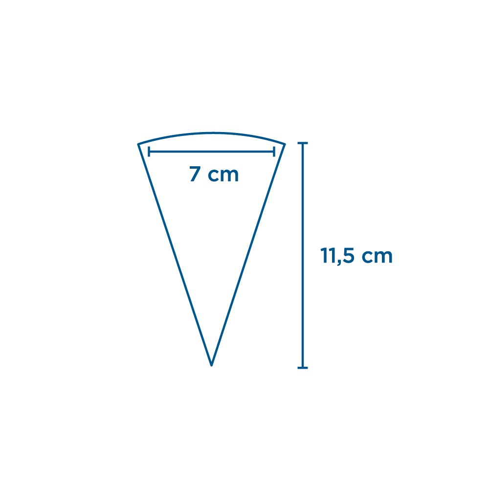 Cônes Glace Personnalisés Ø 7x11,5cm Papier