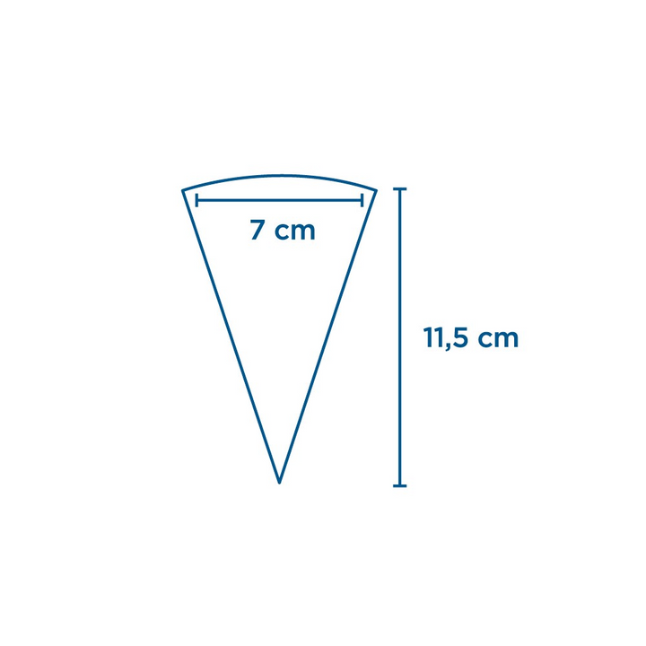 Cônes Glace Personnalisés Ø 7x11,5cm Papier
