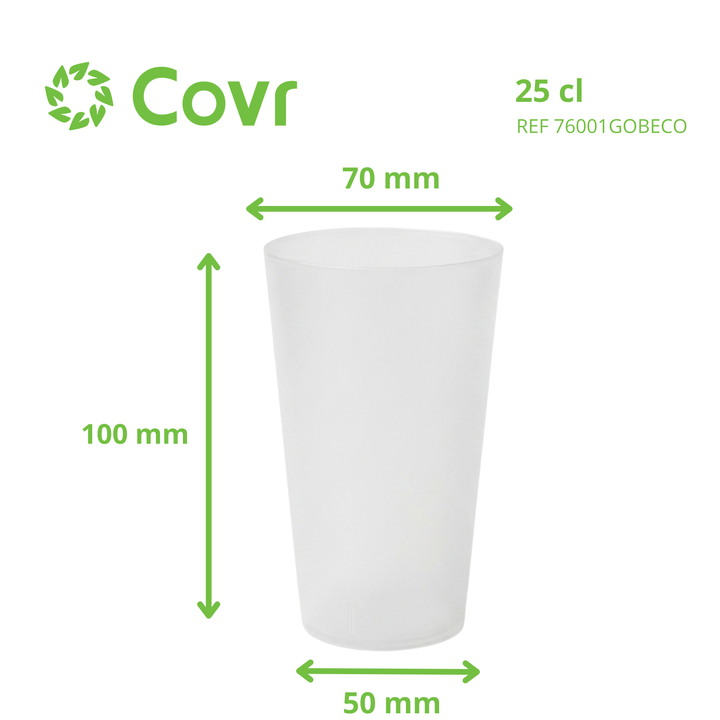 Gobelet réutilisable 25 cl (x600)