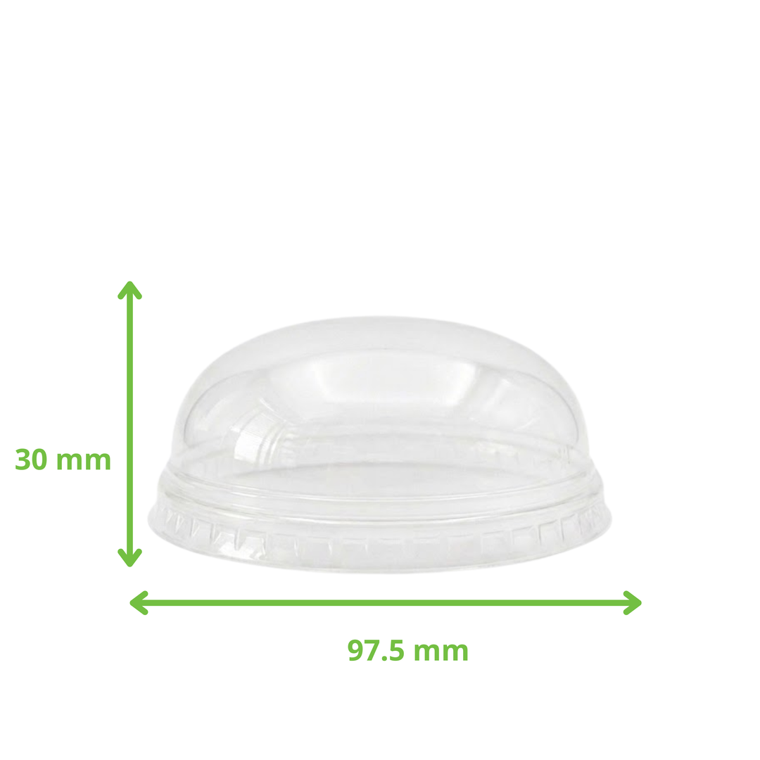 Couvercle plastique pour Pots de glace personnalisés 245 ml - Livraison expresse