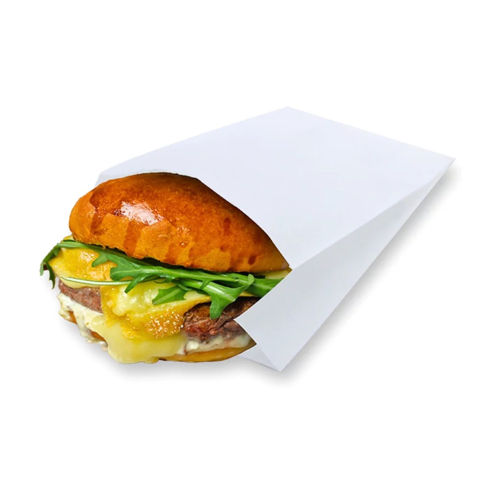 Sac Burger Kraft Blanc M