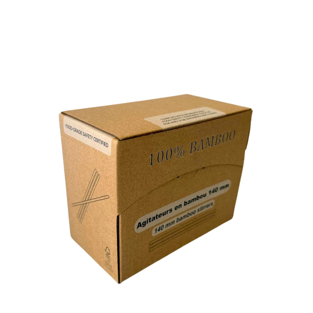 Agitateur en Bambou en boîtes distributrices 140 mm