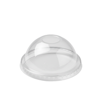 Couvercle dome rPET Milkshake avec ouverture ø 95 mm x 42 mm