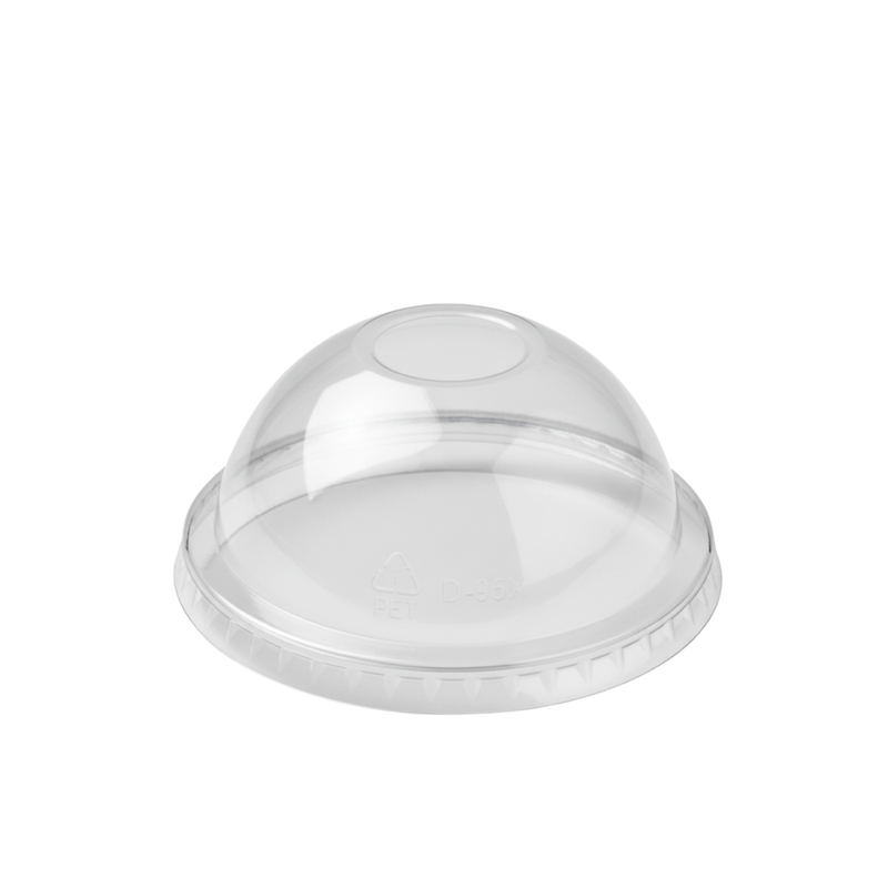 Couvercle dome rPET Milkshake avec ouverture ø 95 mm x 42 mm