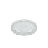 Couvercle plat rPET Milkshake avec passage de paille ø 95 mm x 15 mm