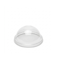 Couvercle dome rPET Milkshake sans ouverture ø 95 mm x 42 mm