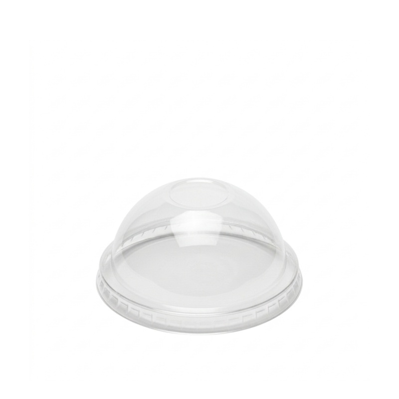 Couvercle dome rPET Milkshake sans ouverture ø 95 mm x 42 mm