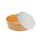 Combo Bol Kraft + couvercle rPET 1000 ml