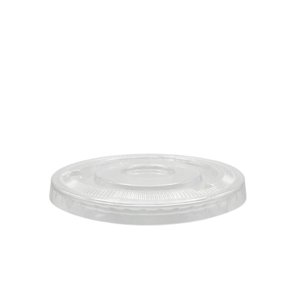 Couvercle plat rPET pour Pots dessert en Plastique (98mm)