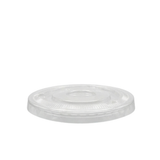 Coperchio piatto in rPET per coppette dessert in plastica (98mm)