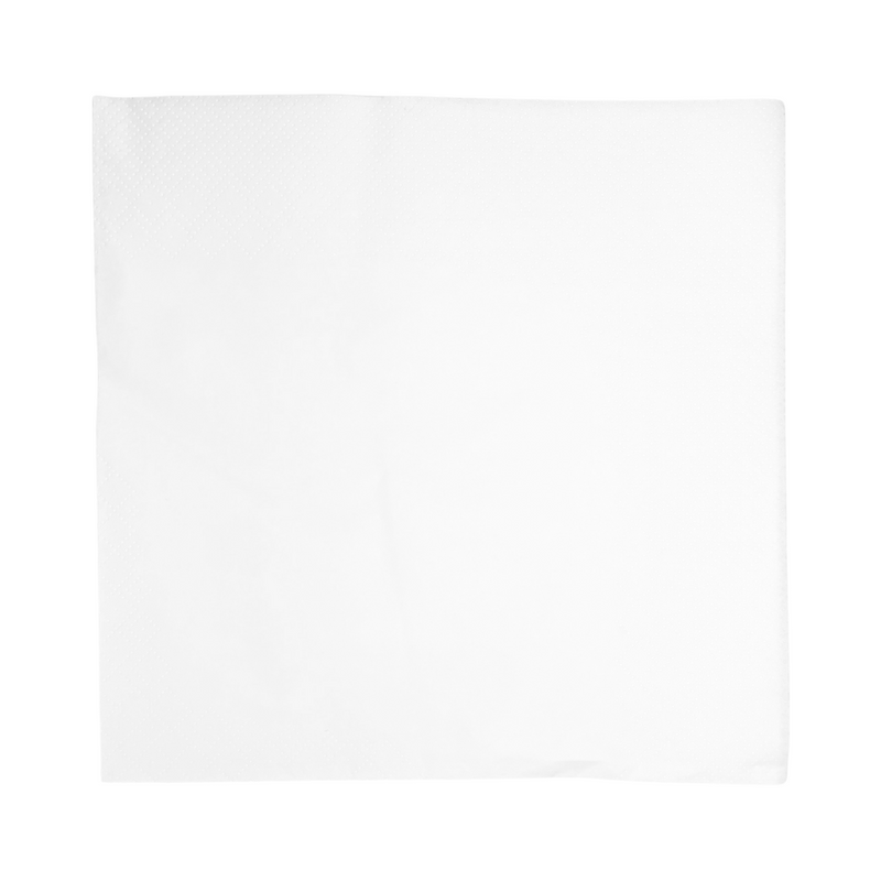 Serviettes blanches 40x40