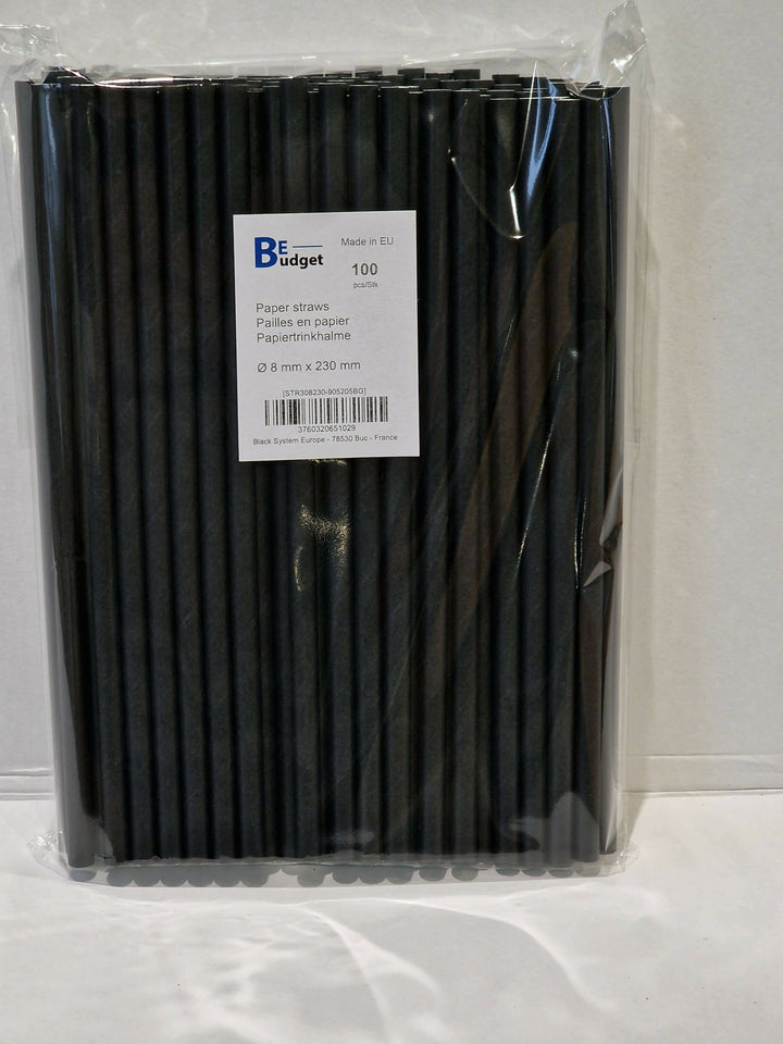 Palette de 115 200 pailles en papier | 8 mm x 230 mm| Fabriquées en Europe