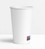 Gobelets carton blancs 33 cl / 12 oz - 235 + 18 g/m²