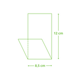 Serviettes blanches 17x17