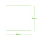 Serviettes blanches 40x40