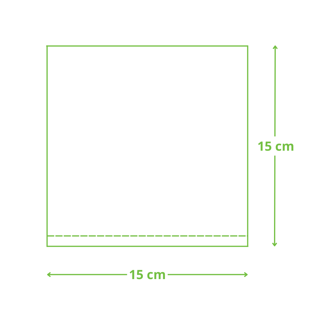 Serviettes blanches 30x30