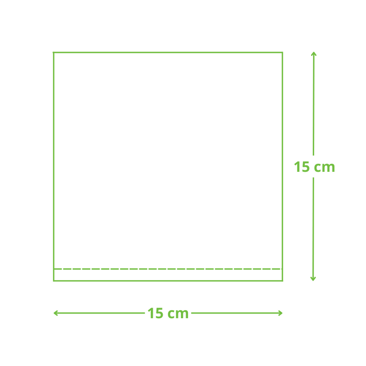 Serviettes blanches 30x30