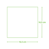 Serviettes blanches 33x33