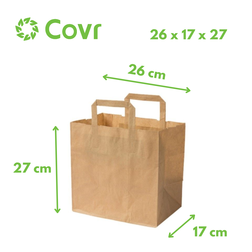 Lot De 2 Sacs En Papier Kraft Ronds - Marron Et Blanc - 45 X 85 X 16 Cm - Capacité 25 Kg - Pour Rangement, Déco, Linge