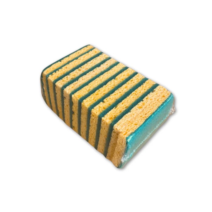 Eponge verte 13 x 9 cm (10 pièces)