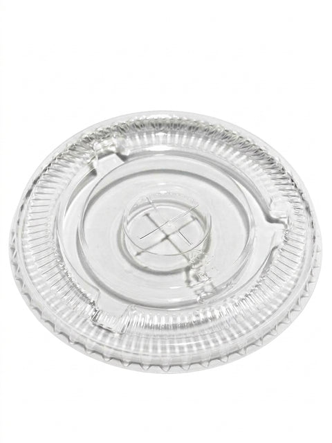 78 mm Flat Lid rPET Milkshake with Straw Slot