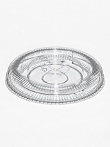 Couvercle plat 78 mm rPET Milkshake avec passage de paille