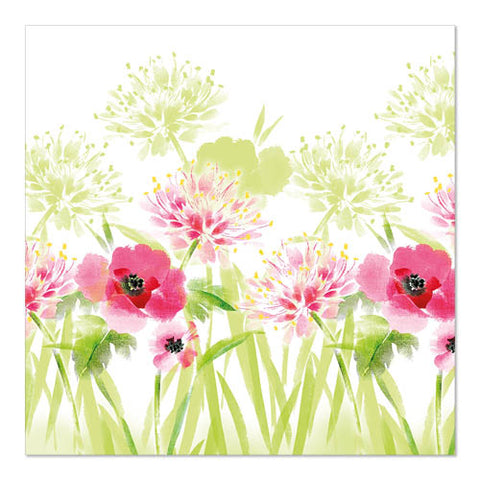 Serviettes. 3 plis pliage 33 cm x 33 cm "Summer Breeze"