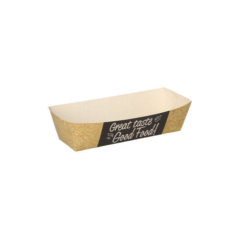 Barquettes snack. carton "pure" 3 cm x 3.3 cm x 10.5 cm "Good Food" (700 unités)