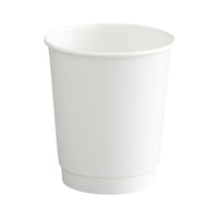Gobelet Carton Blanc Sans Film Plastique Double Paroi 8 oz / 25 cl