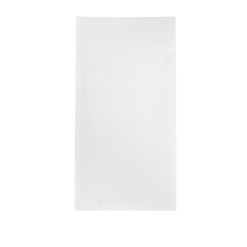 Serviette gaufrée-collée 30x40 2plis blanche