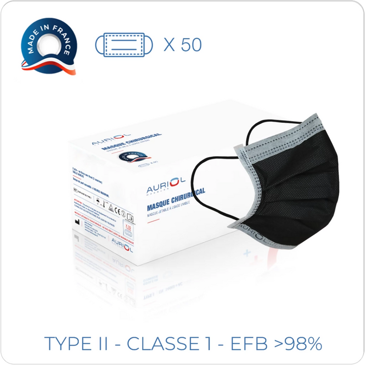 Masque-Chirugical-Francais-Noir-Type-II-Confort-1024x1024-1