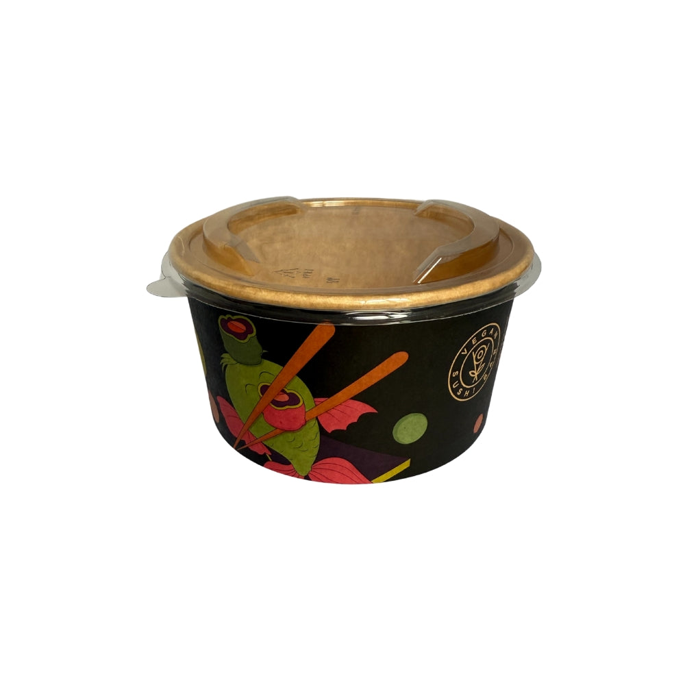 Couvercle pour bols / saladiers personnalisés 750 ml/26 oz et 1000 ml/32 oz