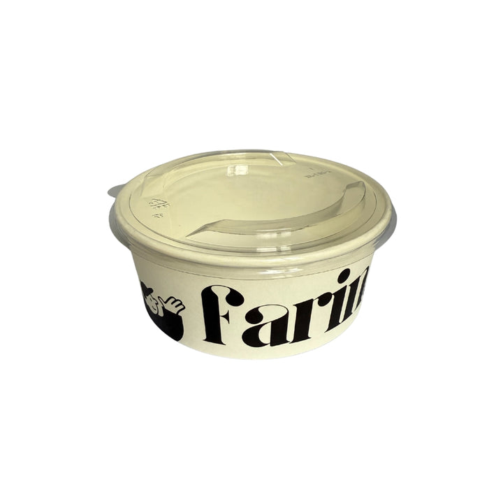 Couvercle pour bols / saladiers personnalisés 750 ml/26 oz et 1000 ml/32 oz