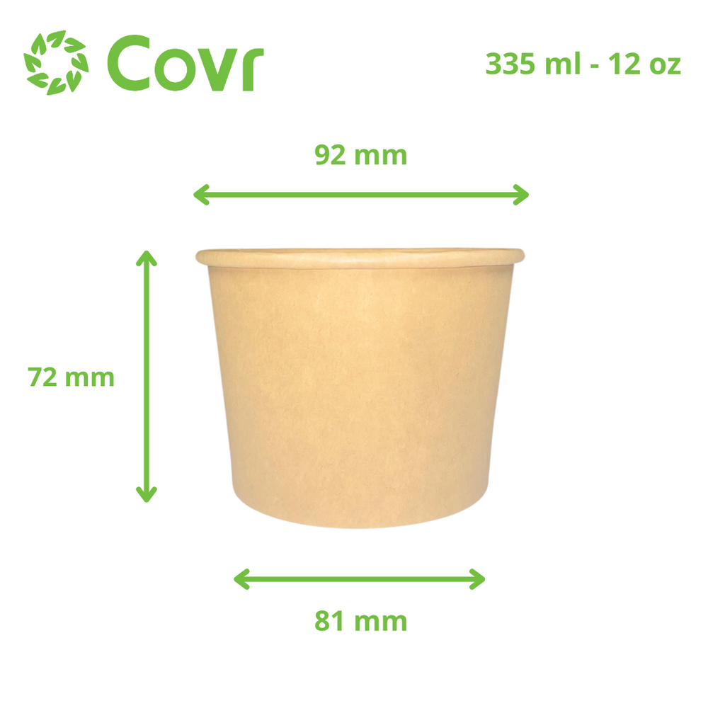 Bol soupe 335 ml - 12 oz (500 unités)