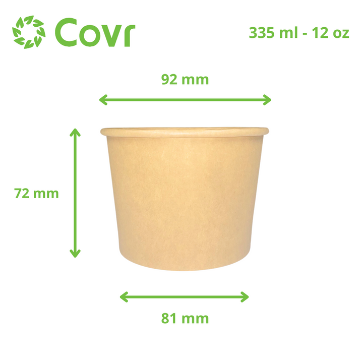 Bol soupe 335 ml - 12 oz (500 unités)