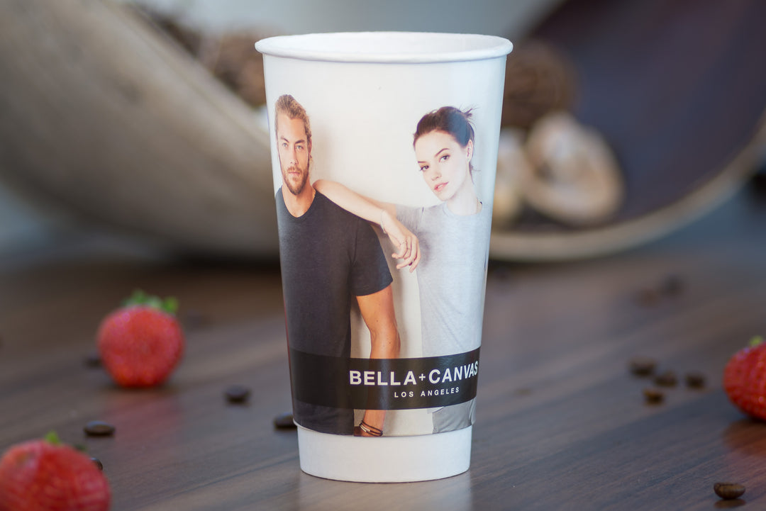 Gobelets Carton Double Paroi 45 CL / 16Oz Personnalisés