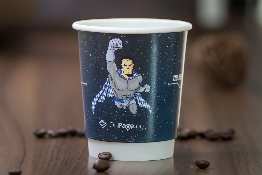 Gobelets Carton Double Paroi 20 CL / 8Oz Personnalisés (1000 unités ou +)