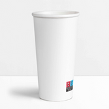 Gobelets carton blancs 65 cl / 22 oz - 300 + 18 g/m²